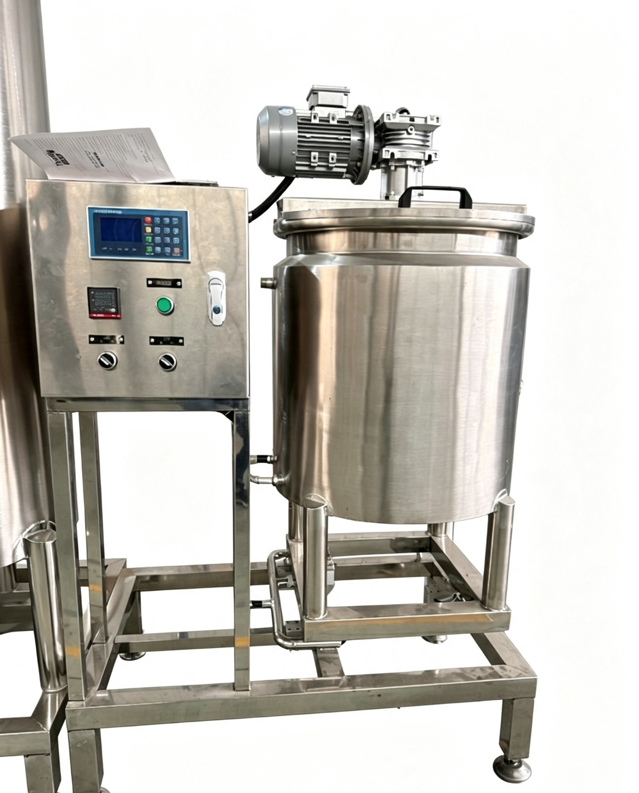 Batch Type Colors Flavors Acid Mixing Weighing Tank for Syrup